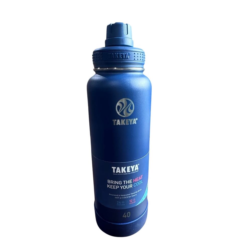 Takeya Actives 40 oz. Insulated Stainless Steel Water Bottle NWT